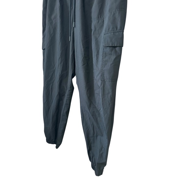 Old navy STRETCH TECH Dry Quick Black Jogger Pants Women Size L Elastic Waist - Picture 2 of 7